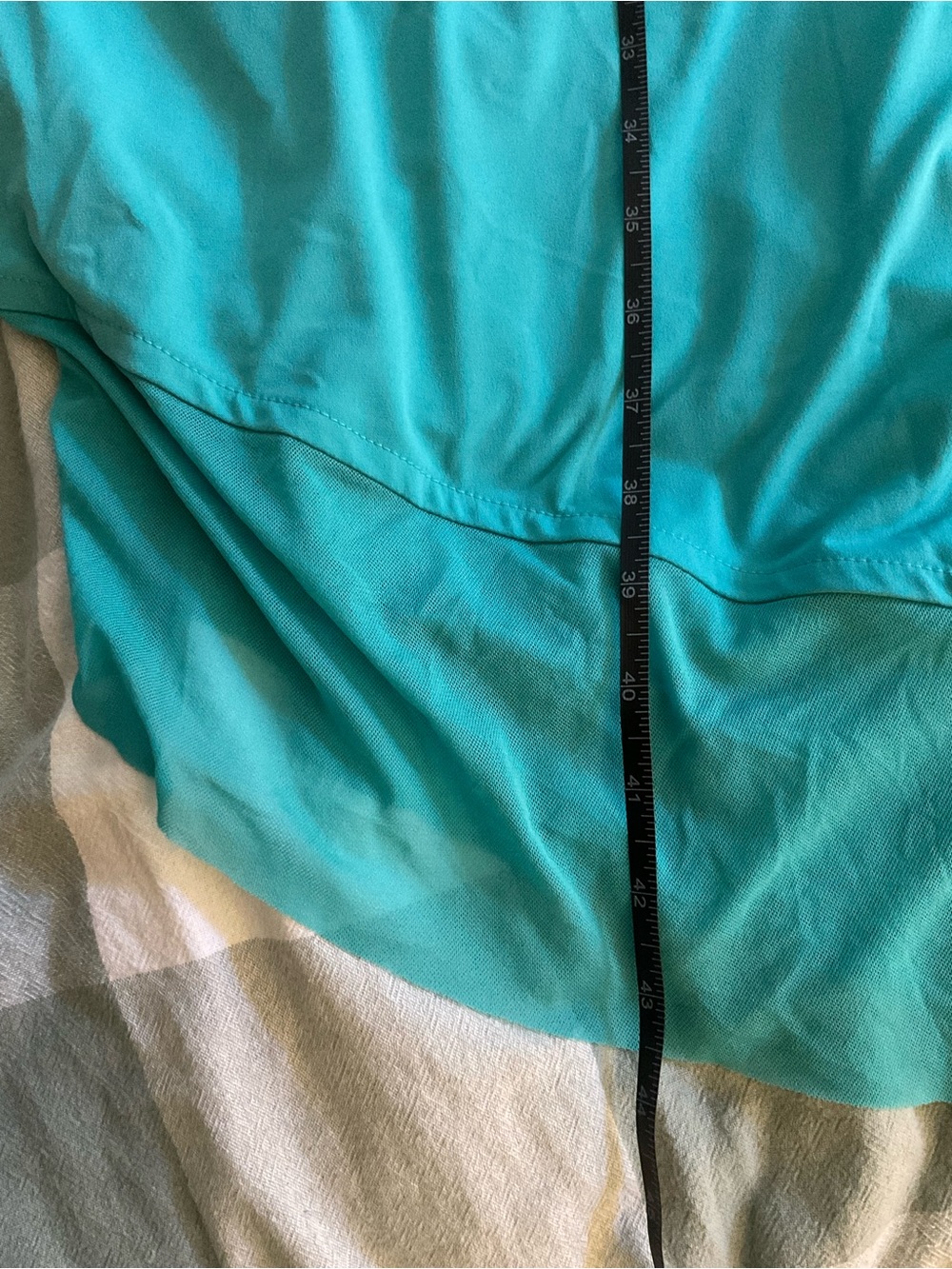 New York & Company Turquoise Sleeveless Shift Dress - Picture 4 of 7
